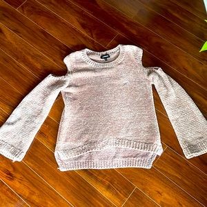 Express sweater shoulder cutouts